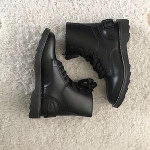 ✨HOST PICK✨Coach 1941 Black combat boots✨